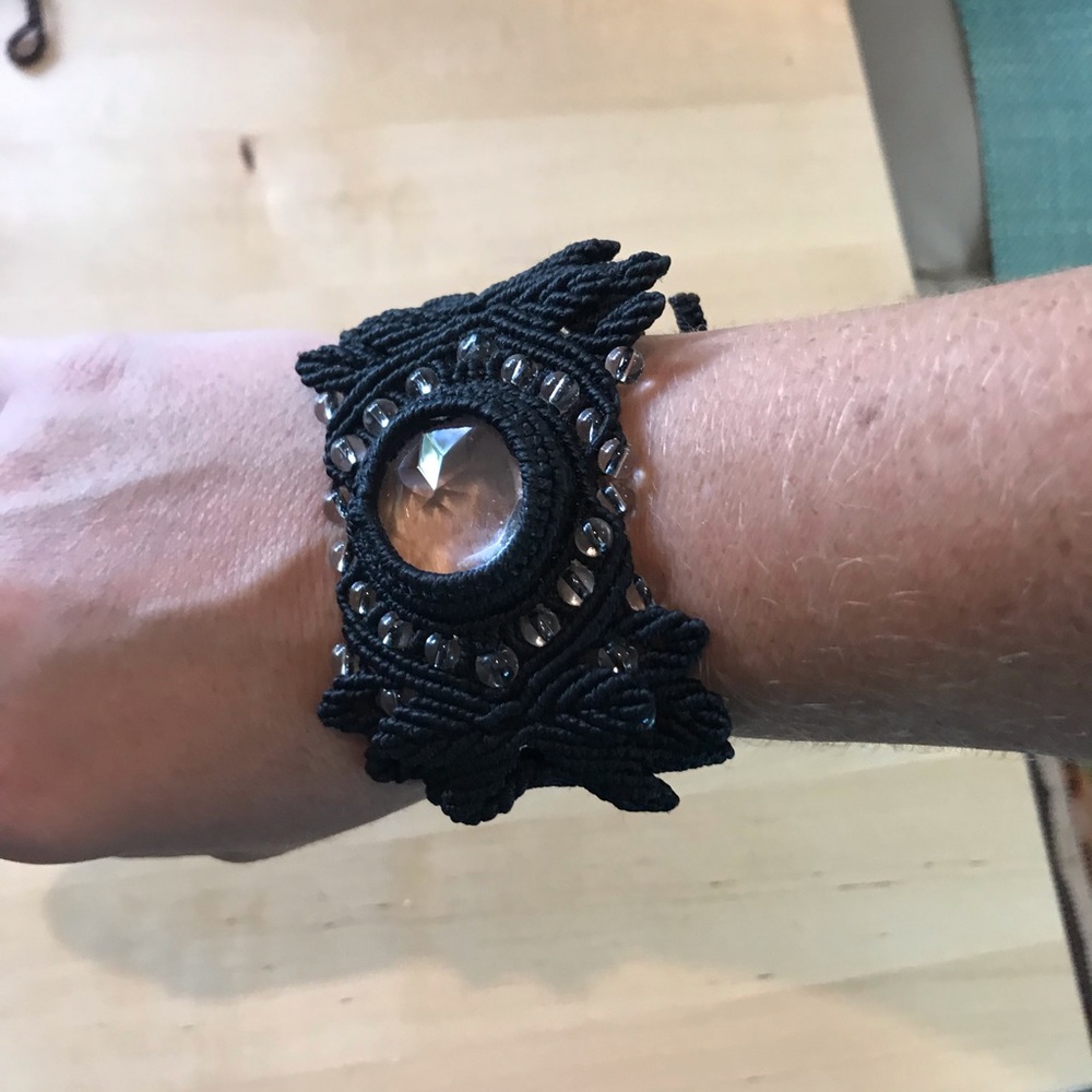 Handmade Peruvian crystal bracelet